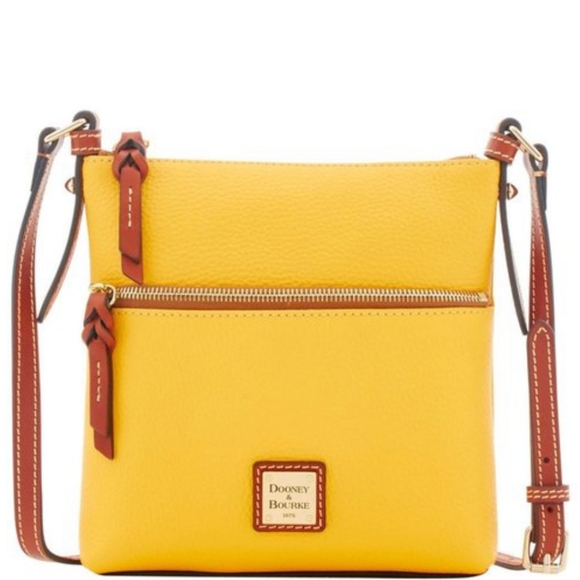 Dooney & Bourke Handbags - NWT Dooney & Bourke yellow crossbody leather purse